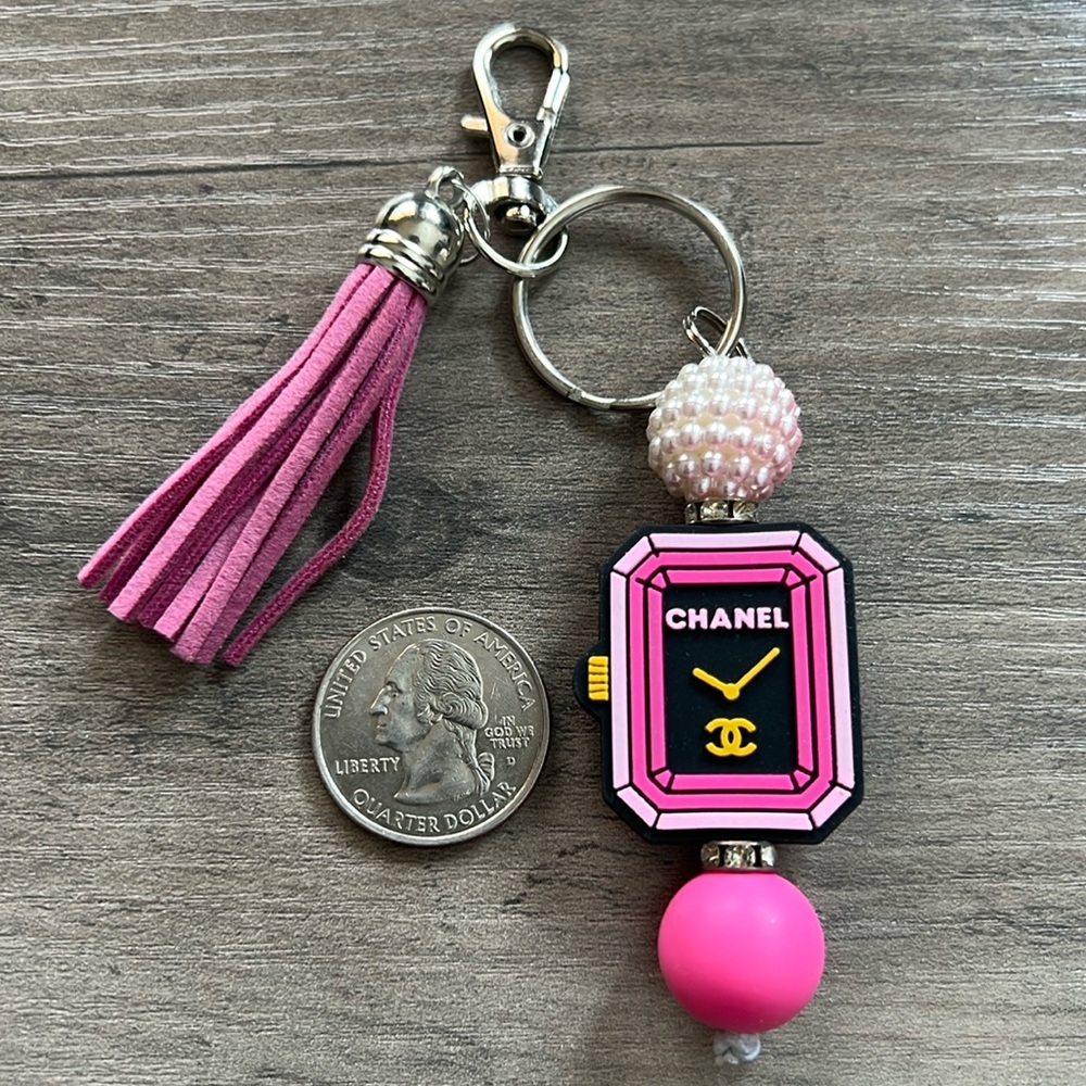Cute keychain with tassel